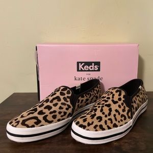 Kate Spade x Keds - Double Decker - Size 11 - Leopard Print Calf’s Hair